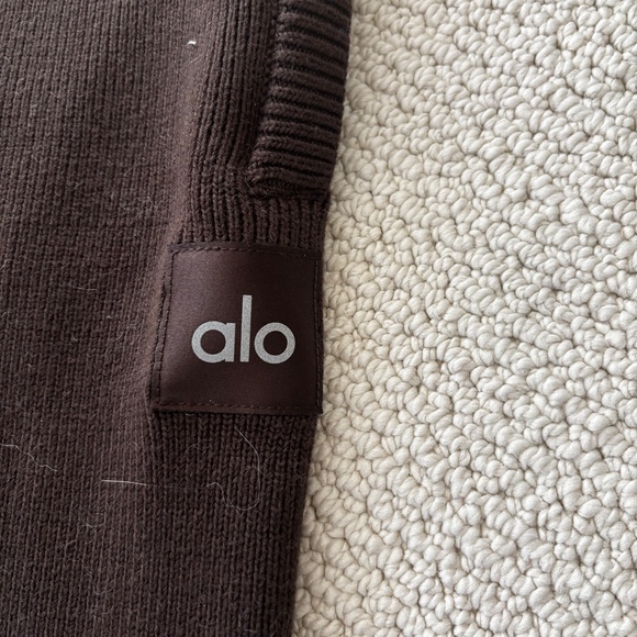 Alo Yoga Scholar Sweatpants Espresso - Picture 5 of 5